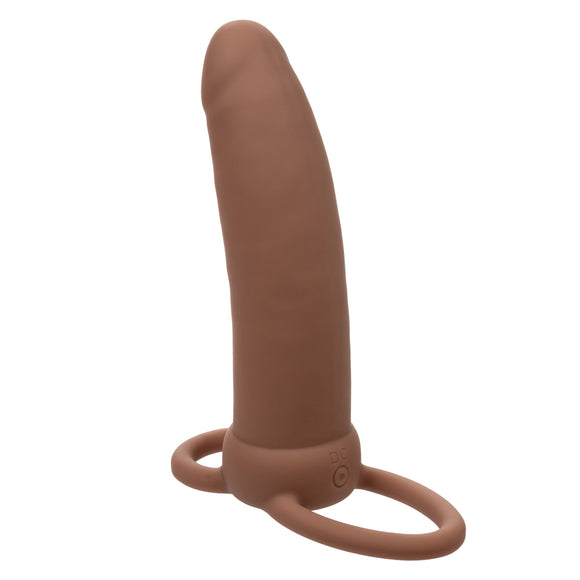 Performance Maxx Rechargeable Thick Dual  Penetrator - Brown SE1634013