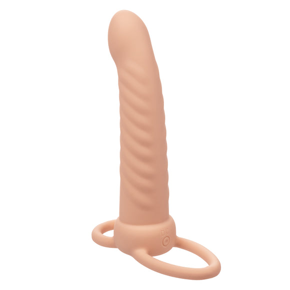 Performance Maxx Rechargeable Ribbed Dual Penetrator - Ivory SE1634103