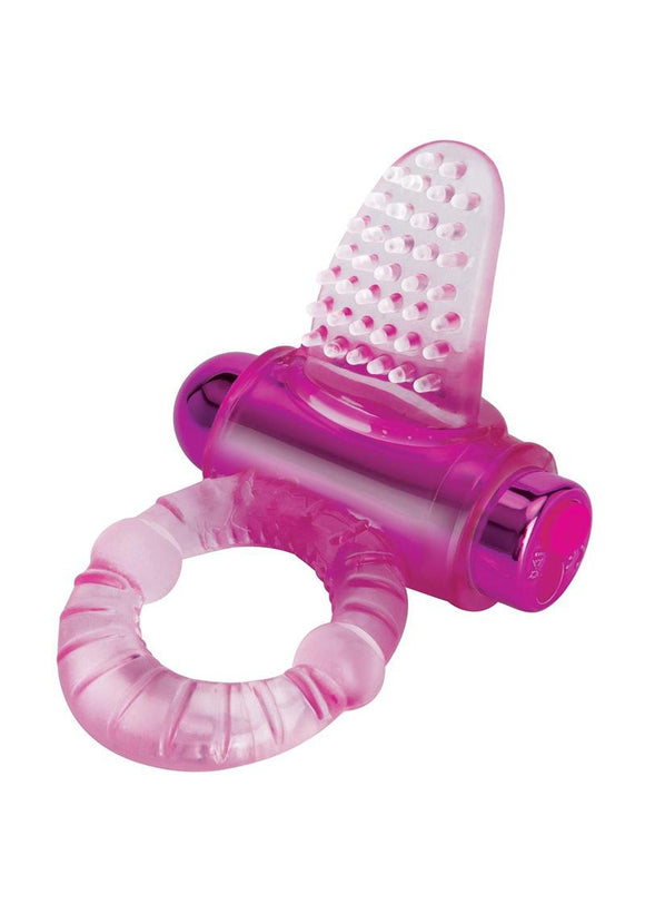 Bodywand Rechargeable Lick It Pleasure Ring - Pink X-BW1502