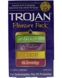 Trojan Pleasure Pack - 12 Pack TJ95302