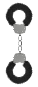 Pleasure Furry Handcuffs - Black OU-OU004BLK