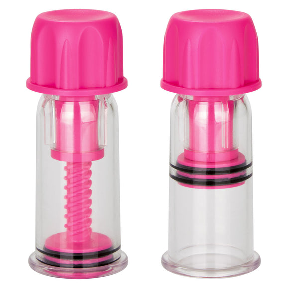 Nipple Play Vacuum Twist Suckers - Pink SE2645102