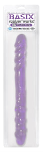 Basix Rubber Works 16 Inch Double Dong - Purple PD4300-12