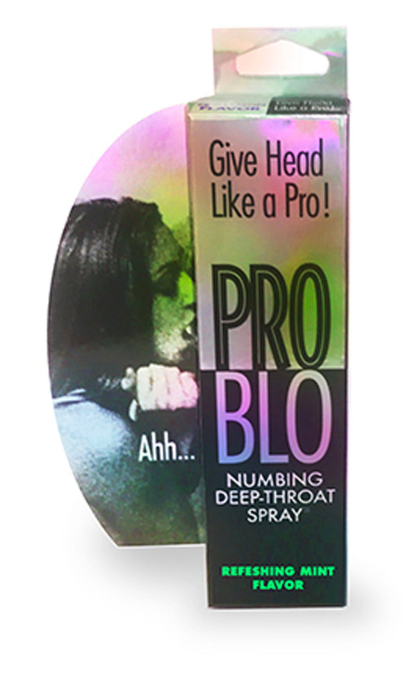 Problo Numbing Deep Throat Spray - Refreshing Mint 1 Fl Oz 29ml LG-BT501