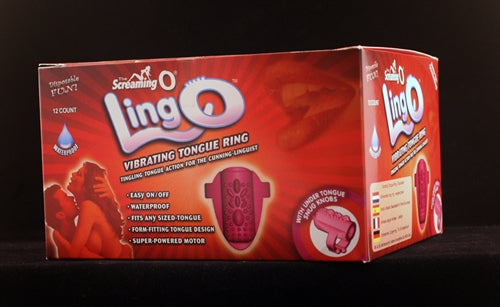 The Ling-O Vibrating Tongue Ring - 12 Count Box LNG110D