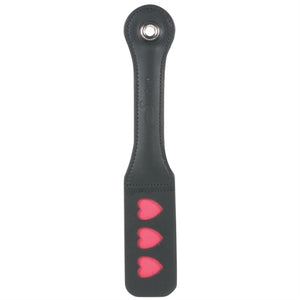 12 Inch Leather Impression Paddle - Heart SS902-01