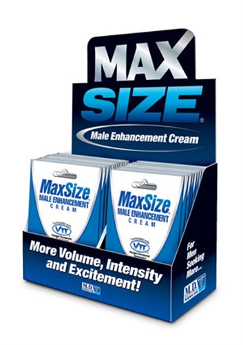 Max Size Gel Topical - 24 Packets Display MD-MSC24