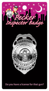 Pecker Inspector Badge KG-NVS66