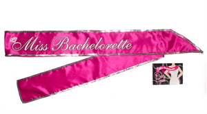 Miss Bachelorette Sash - Hot Pink LG-NVC034