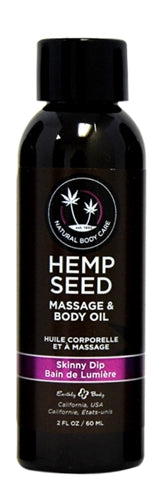 Hemp Seed Massage and Body Oil - Skinny Dip - 2 Fl. Oz/ 60ml EB-MAS221E