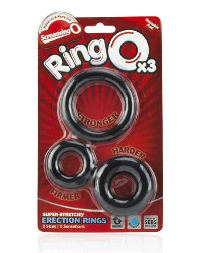 Ringo X3 - 6 Count Box - Black RNGO-3P-110D