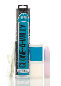 Clone-a-Willy Glow-in-the-Dark Kit - Blue BD8193