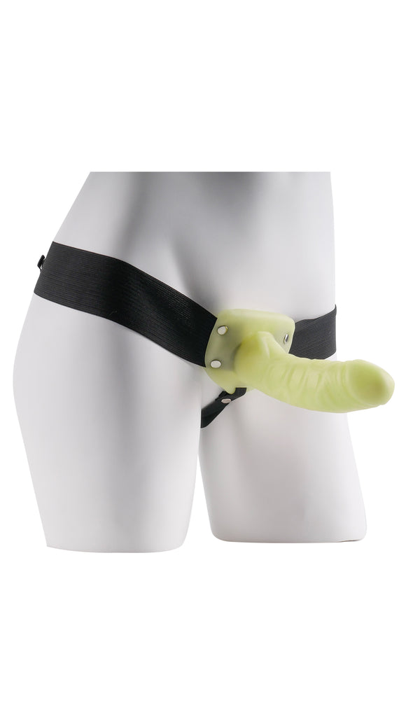 Fetish Fantasy Series for Him or Her Hollow Strap-on - Glow in the Dark PD3366-32