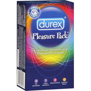 Durex Pleasure Pack - 12 Assorted Condoms PM30274