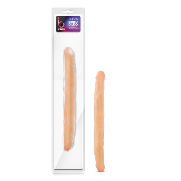 B Yours 14 Double Dildo - Beige BL-29753