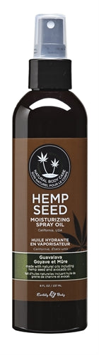 Hemp Seed Moisturizing Spray Oil - Guavalava - 8 Fl. Oz./ 237ml EB-GO068