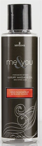 Me and You Massage Oil - Wild Passionfruit and  Island Guava - 4.2 Fl. Oz. SEN-VL434