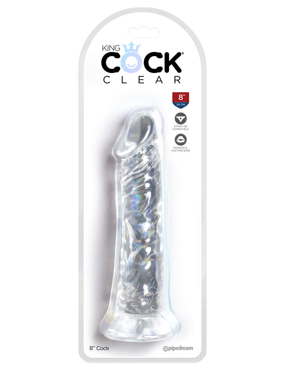 King Cock Clear 8 Cock PD5757-20