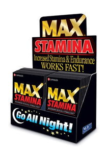 Max Stamina - 24 Count Display - 2 Count Packets MD-MSTM2PK