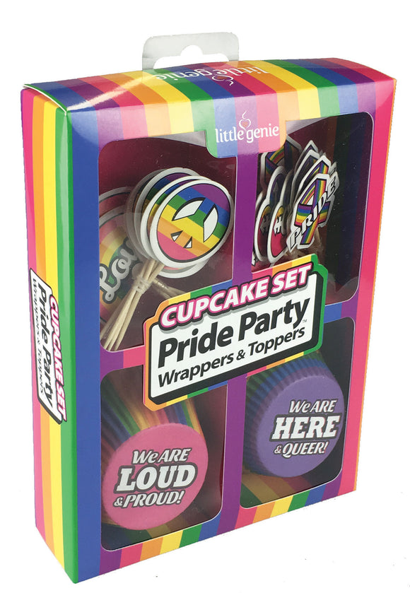 Cupcake Set - Pride Party Wrappers & Toppers LG-NV057