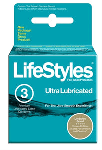 Lifestyles Ultra Lube Plus - 3 Pack LS1503