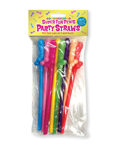 Super Fun Penis Straws - Multicolor LG-CP1111