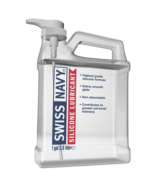 Swiss Navy Silicone Lubricant 1 Gallon MD-SNSL1G