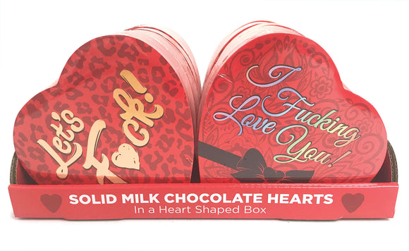 Heart Boxed Chocolates - 12 Box Display CP-934