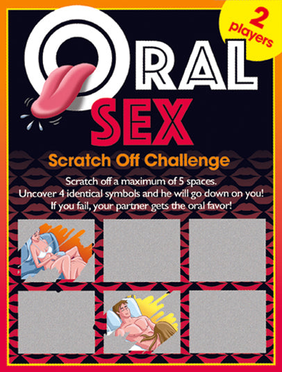 Oral Sex Scratch Off Challenge OZ-SCRA-23-H