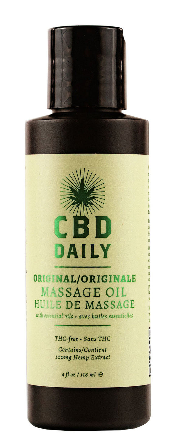 Cbd Daily Massage Oil 100mg 4oz / 118ml EB-CBDMAS001