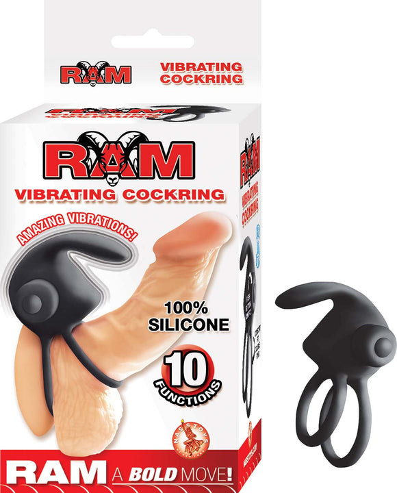 Ram Vibrating Cockring - Black NW2812-1