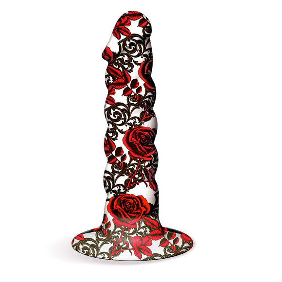 Collage - Iron Rose - Twisted - Silicone Dildo IC9003