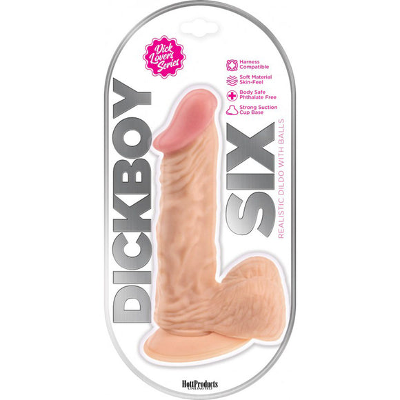 Dick Boy 6 Inch Dildo - Flesh HTP3310