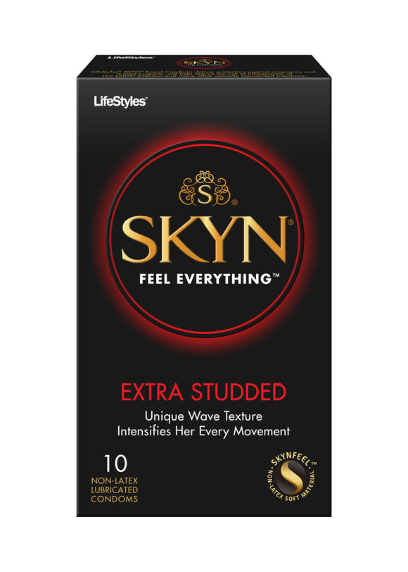 Lifestyles Skyn Extra Studded -  10 Pack LS0936