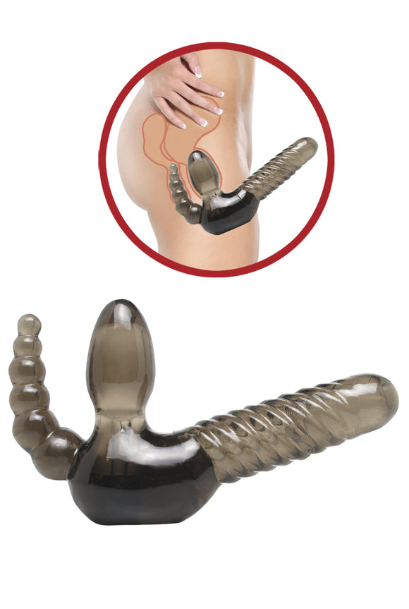 Strapless Strap on With Anal Stimulator PD3882-24