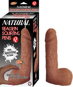 #2 Natural Realskin Squriting Penis - Brown NW2842