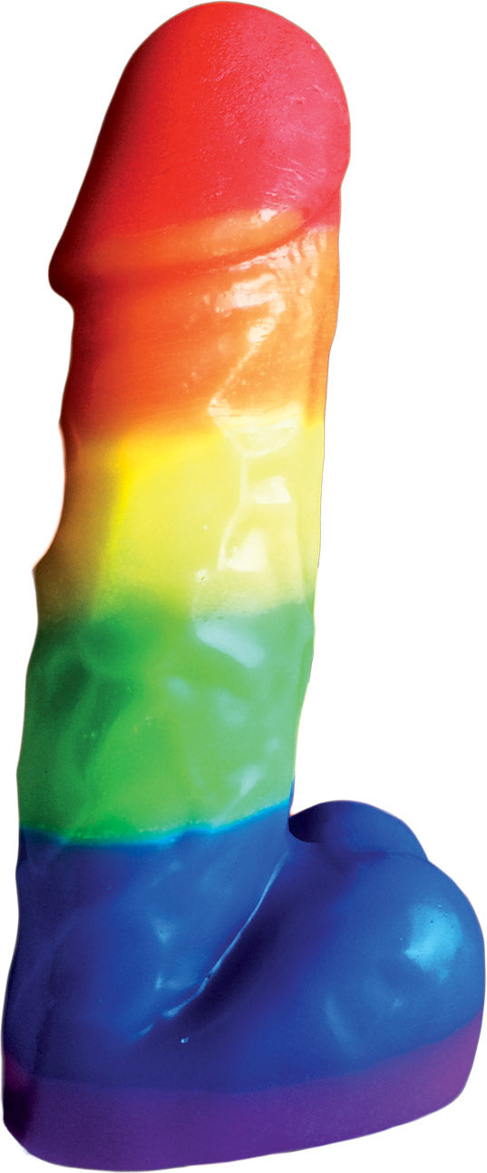 Rainbow Pecker Party Candle 7 Inches HTP3144