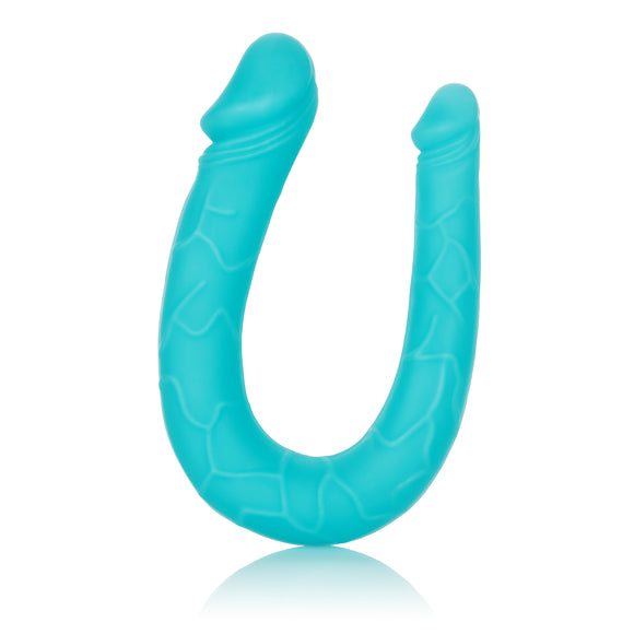 Silicone Double Dong Ac/dc Dong - Teal SE0311752
