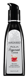 Aqua Peppermint Cocoa Flavored Water Based Lubricant - 2 Oz. WS-90362