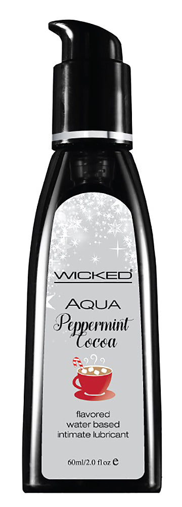 Aqua Peppermint Cocoa Flavored Water Based Lubricant - 2 Oz. WS-90362
