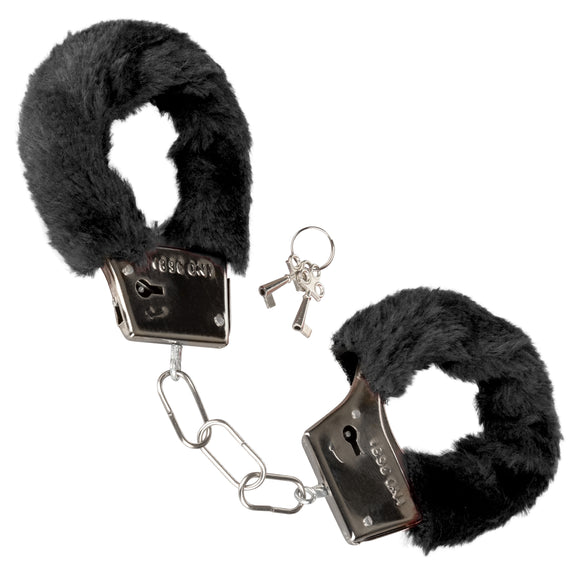 Playful Furry Cuffs - Black SE2651303