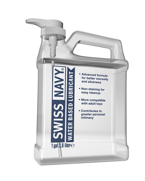 Swiss Navy Water-Based Lubricant 1 Gallon MD-SNWB1G