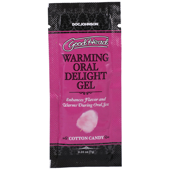 Goodhead - Warming Oral Delight Gel - Cotton Candy - 0.24 Oz DJ1387-21-BU