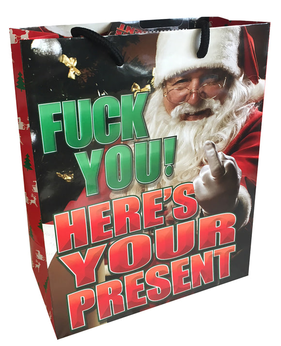 Fuck You! Here's Your Present X-Mas - Gift Bag K-GB631