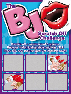 Bj Scratch Off Challenge OZ-SCRA-21-H
