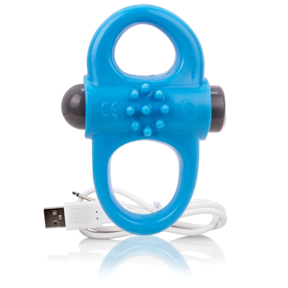 Charged Yoga Rechargeable Vibe Ring - Blue AYOG-BU-101E
