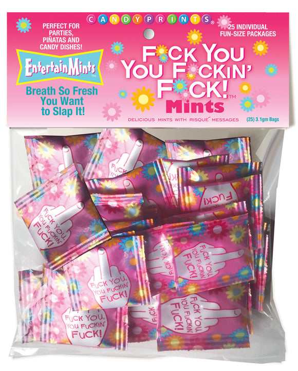 F*Ck You You F*Ckin' F*Ck Mints! 25 Individual Fun Size Packages CP-905