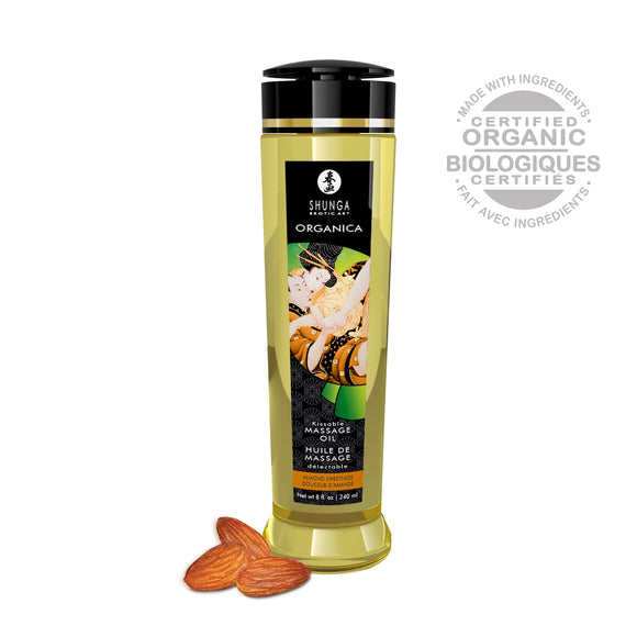 Organica Massage Oils - Almond Sweetness - 8 Fl.  Oz. SHU1312