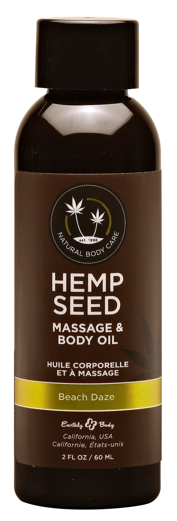 Hemp Seed Massage and Body Oil Beach Daze EB-MAS245