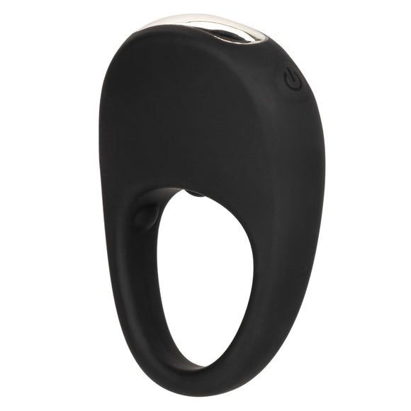 Silicone Rechargeable Pleasure Ring - Black - Black SE1841073